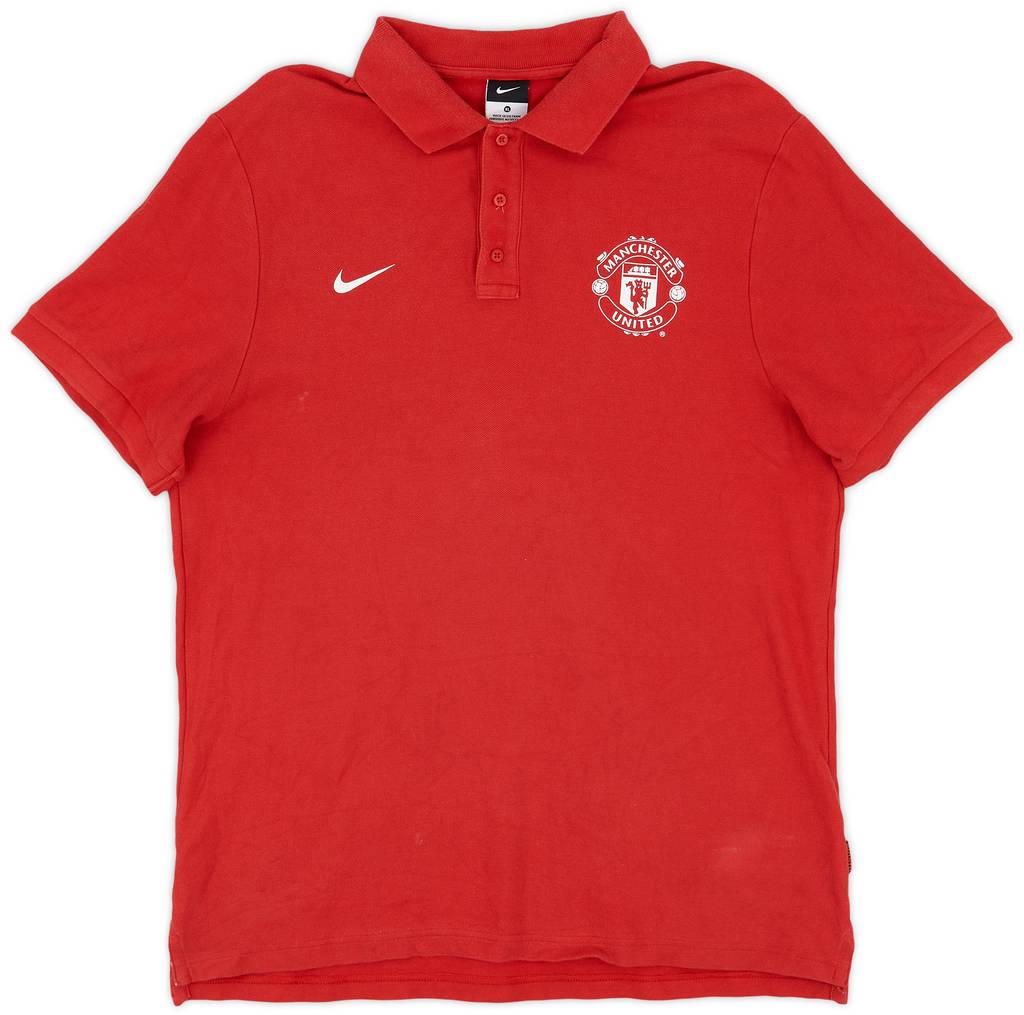 2013-14 Manchester United Nike Polo Shirt - 7/10 - (XL)