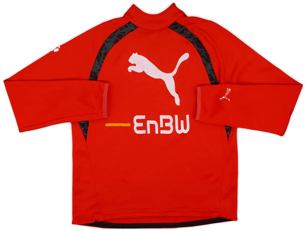 2008-09 Stuttgart Player Issue Puma 1/4 Zip Sweat Top #15 - 6/10 - (L)