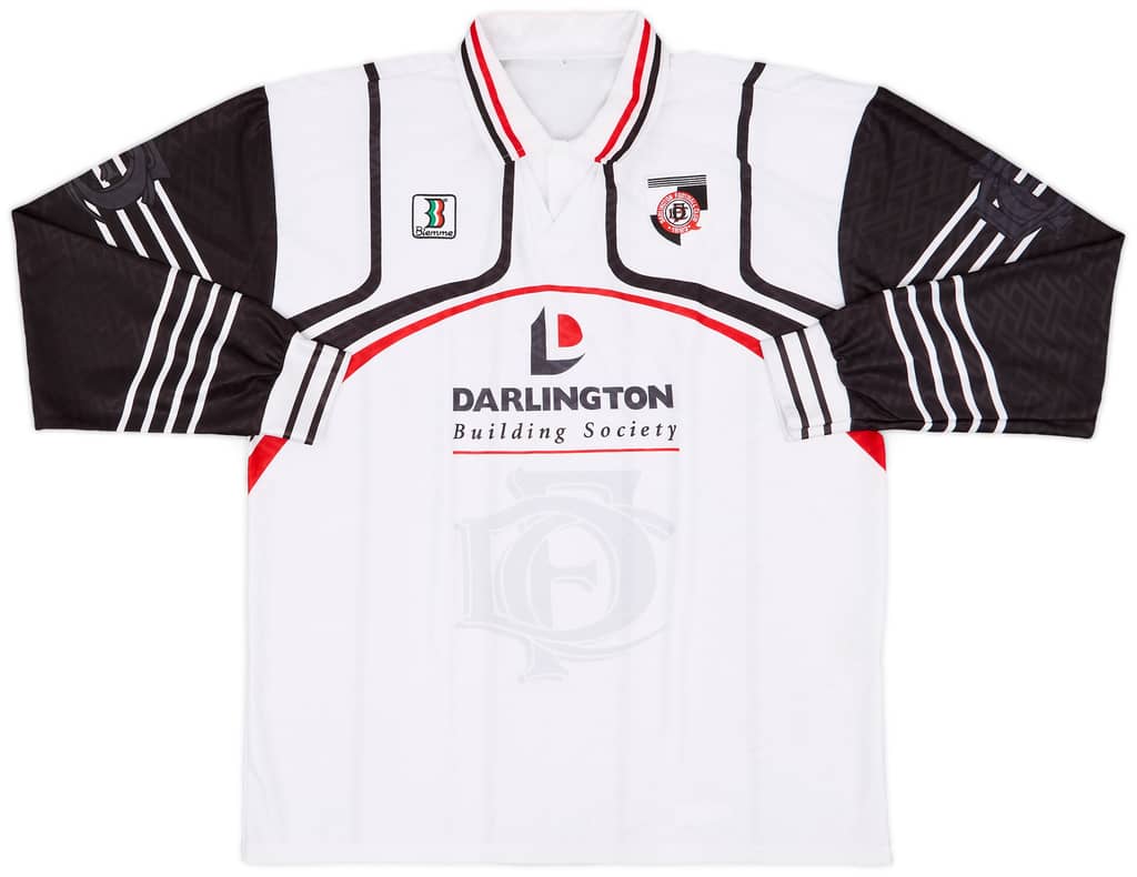 1998-99 Darlington Home L/S Shirt - 8/10 - (XL)