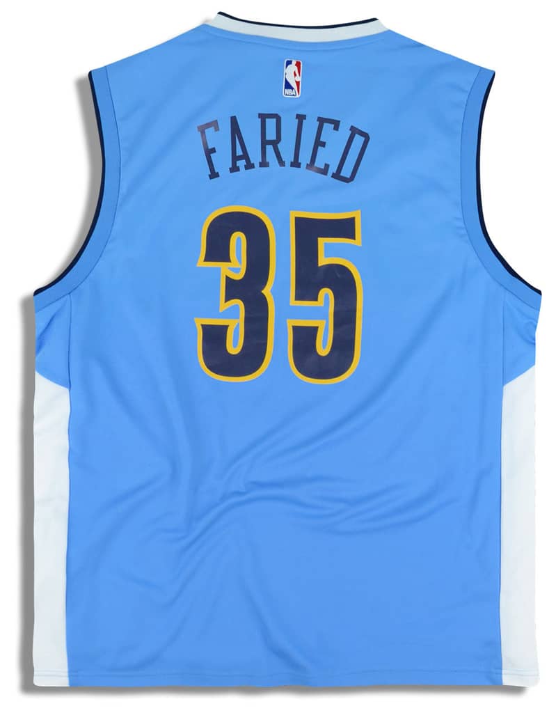 2015-17 Denver Nuggets Faried #35 adidas Jersey (Away) L - W/Tags