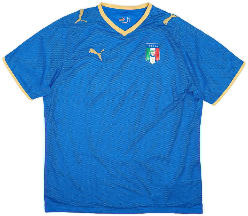 2007-08 Italy Home Shirt - 6/10 - (XL)