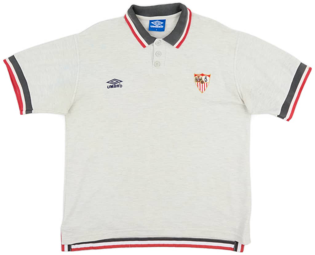 1996-97 Sevilla Umbro Polo Shirt - 6/10 - (S)