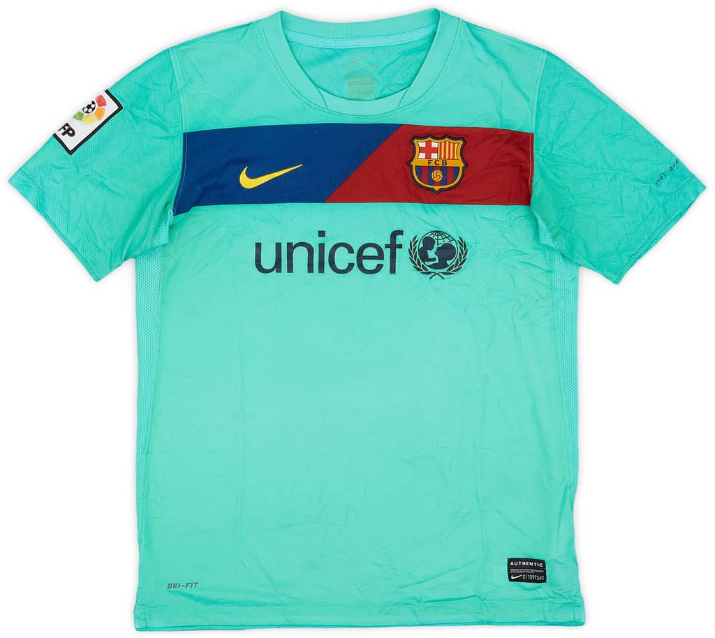 2010-11 Barcelona Away Shirt - 6/10 - (L.Boys)