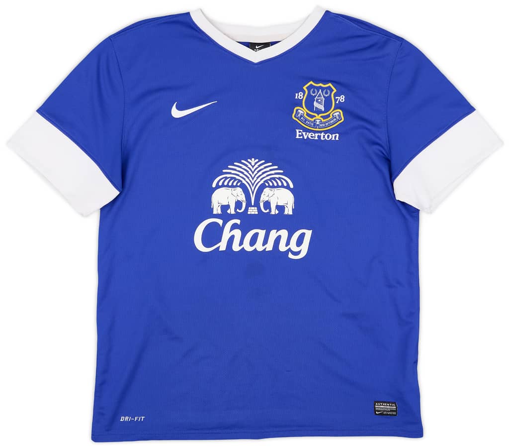 2012-13 Everton Home Shirt Oviedo #8 - 6/10 - (L)