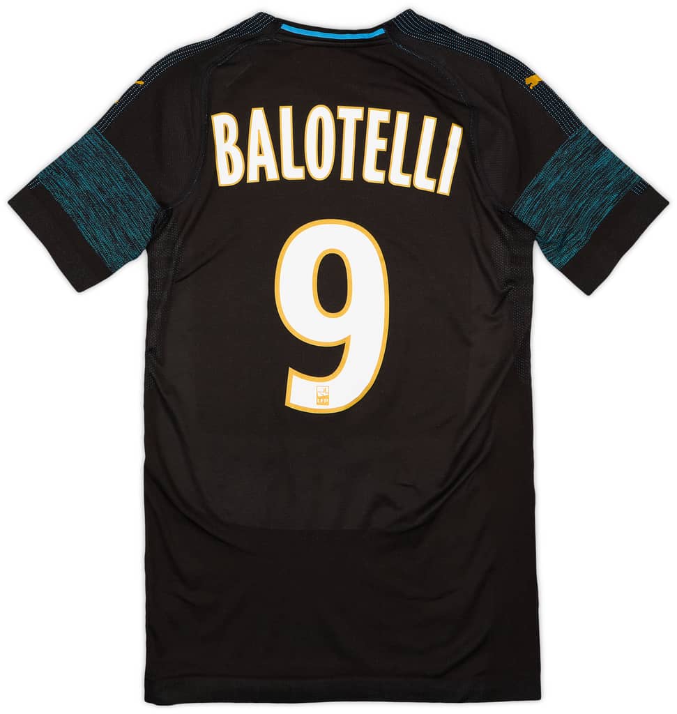 2018-19 Olympique Marseille EvoKnit Player Issue Away Shirt Balotelli #9 - 8/10 - (S)