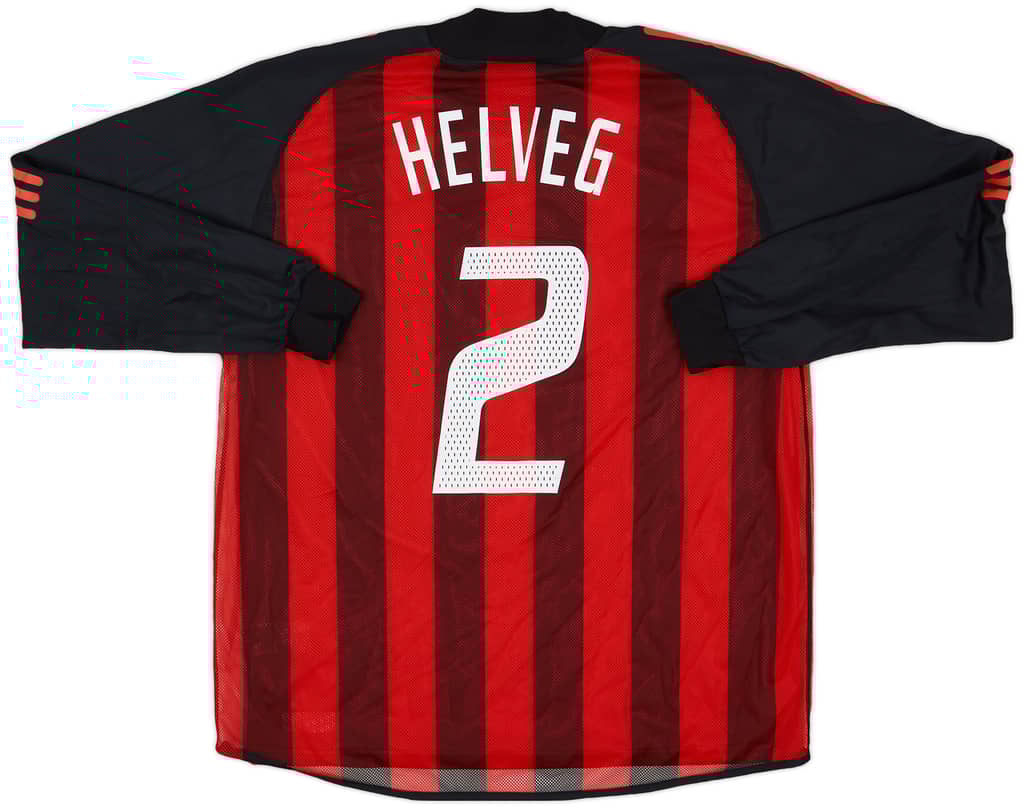 2002-03 AC Milan Match Issue Home Shirt Helveg #2