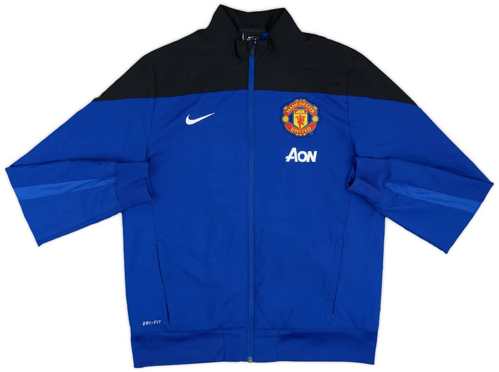 2013-14 Manchester United Nike Track Jacket - 8/10 - (M)