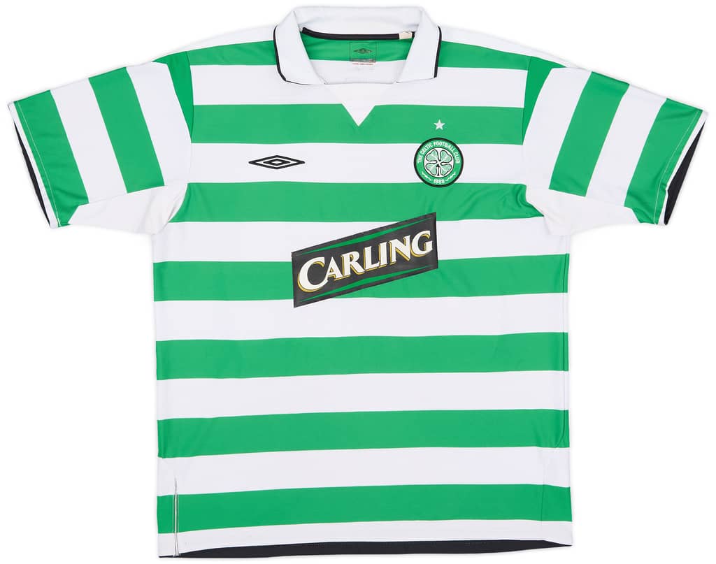 2004-05 Celtic Home Shirt Petrov #19 - 7/10 - (XL)