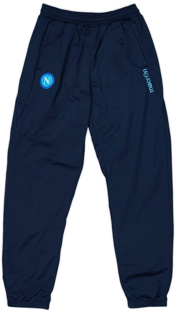 2012-13 Napoli Macron Track Pants/Bottoms - 8/10 - (XL.Boys)
