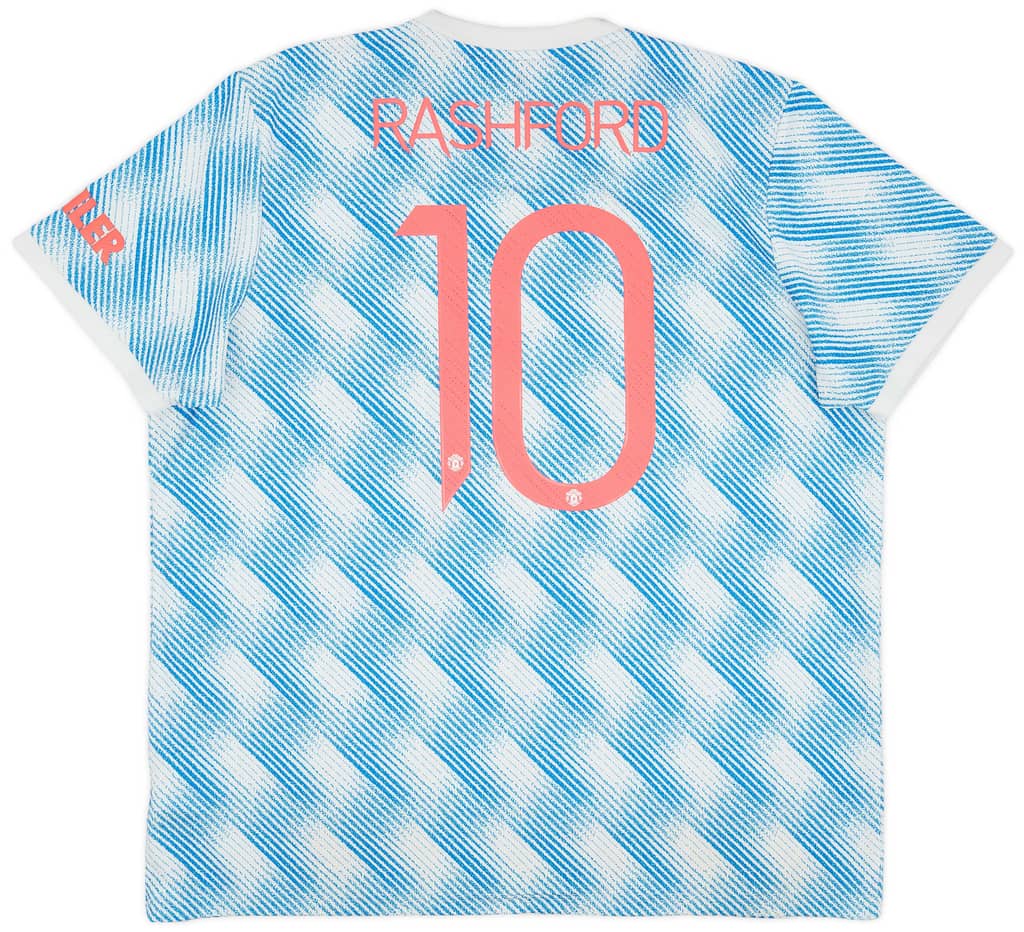 2021-22 Manchester United Away Shirt Rashford #10 - 9/10 - (XXL)