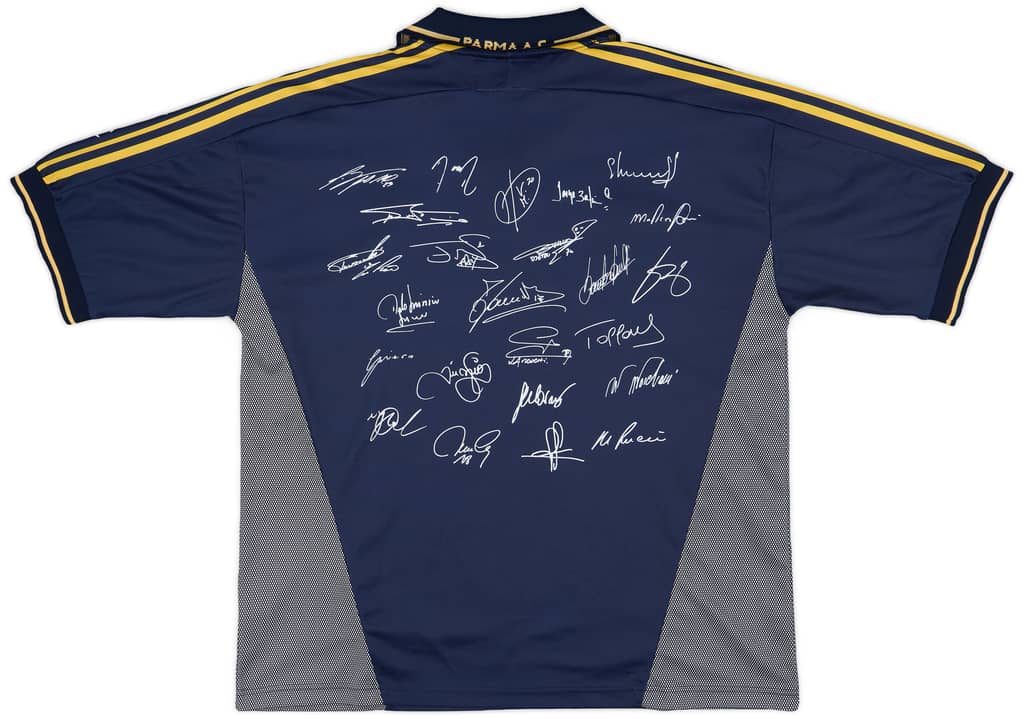 2001-02 Parma 'Signed' Finale TIM Cup Third Shirt - 8/10 - (XL)