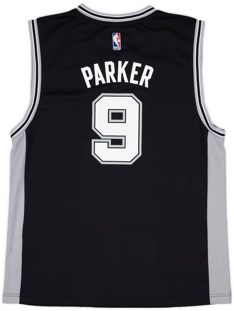 2014-17 San Antonio Spurs Parker #9 adidas Away Jersey - 6/10 - (L)