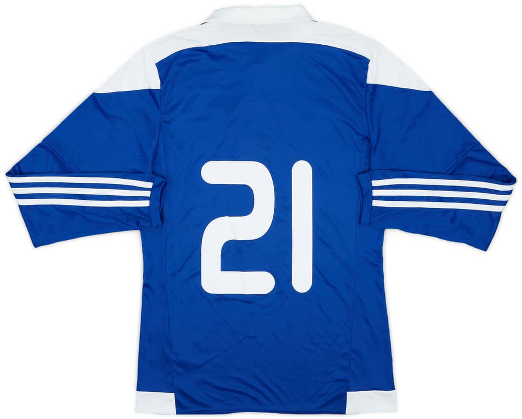 2016-17 Dynamo Kyiv Match Issue Away L/S Shirt #21