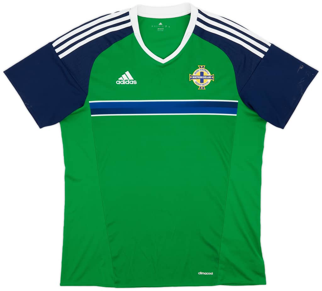 2016-17 Northern Ireland Home Shirt - 8/10 - (L)