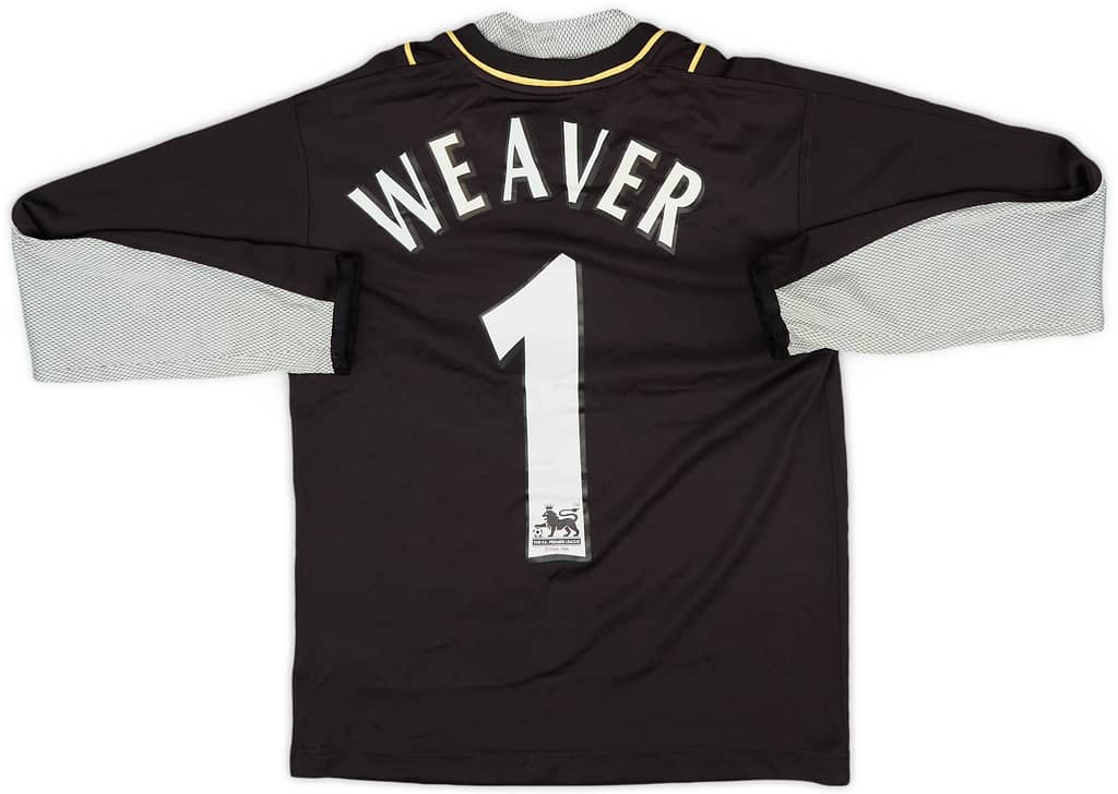 2006-07 Manchester City GK Shirt Weaver #1 - 8/10 - (M.Boys)