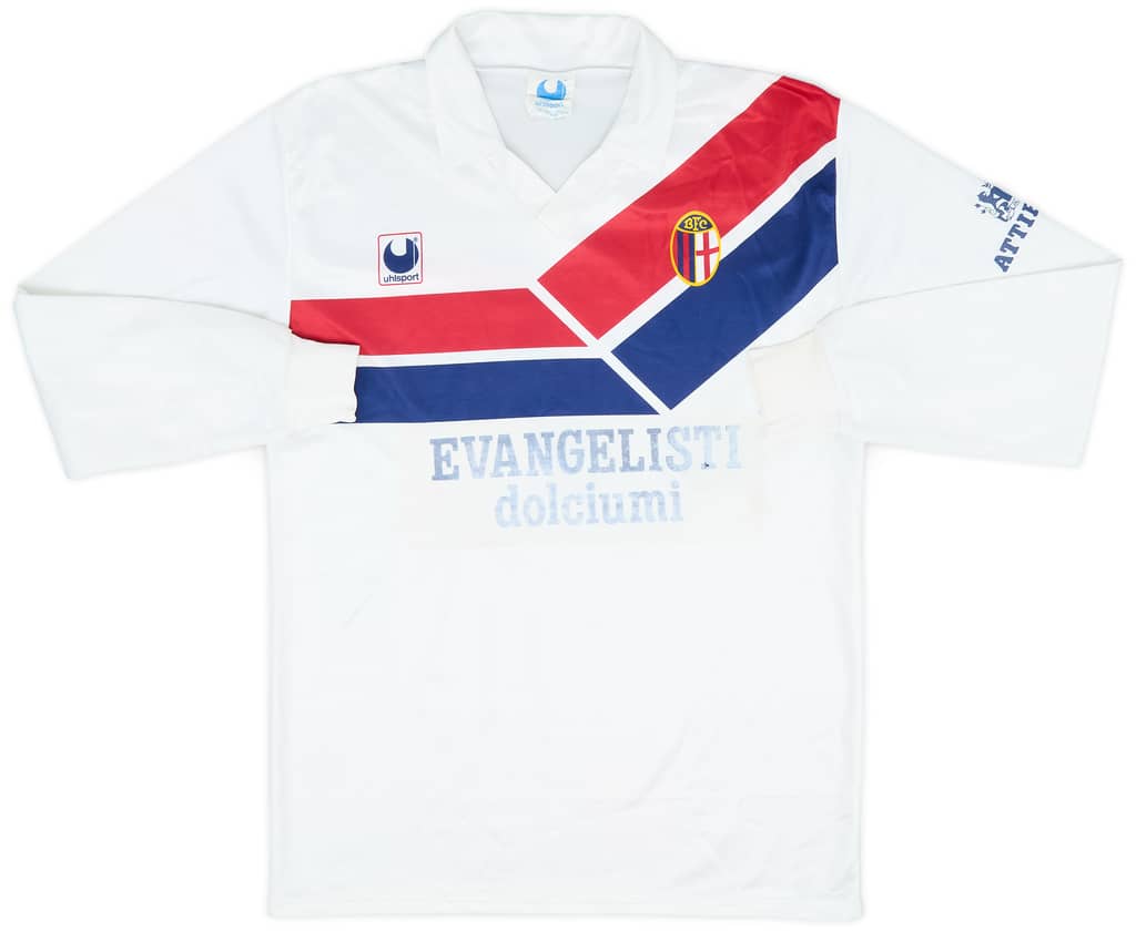 1989-90 Bologna Away L/S Shirt #7 - 5/10 - (L)