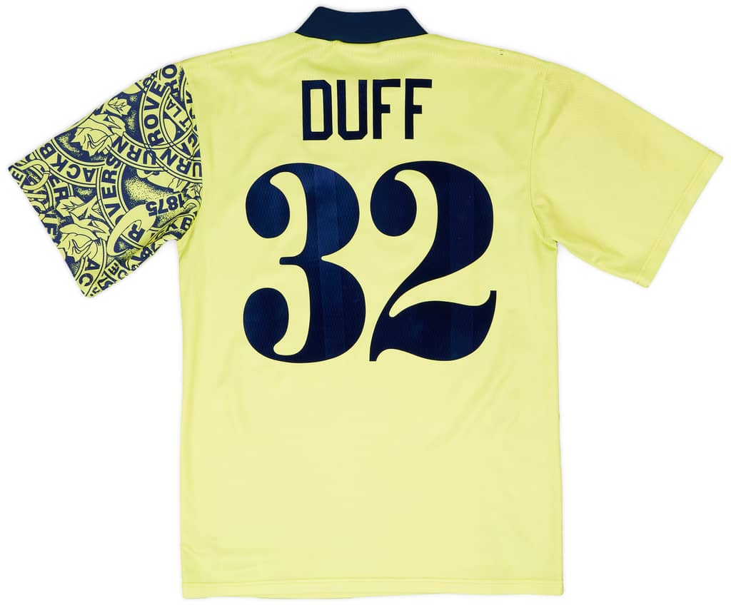 1996-97 Blackburn Away Shirt Duff #32 - 7/10 - (S)