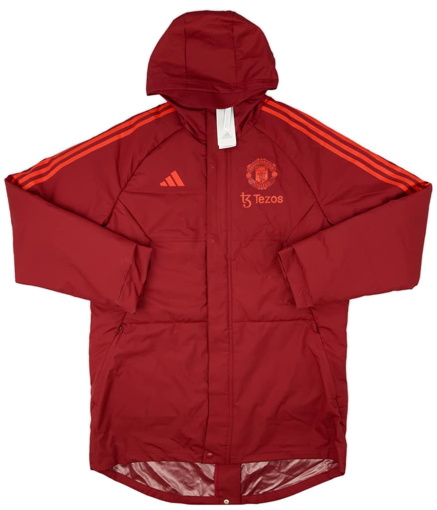 2023-24 Manchester United adidas Stadium Parka - 9/10