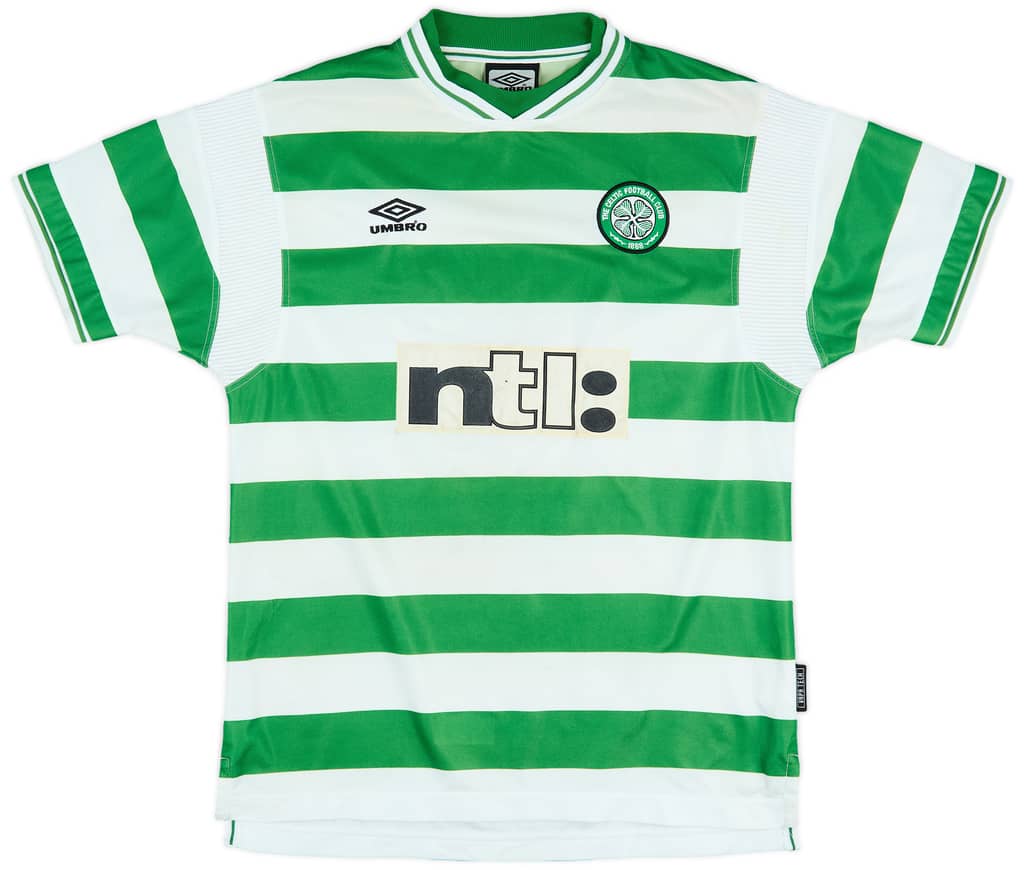 1999-01 Celtic Home Shirt Lennon #18 - 5/10 - (L)