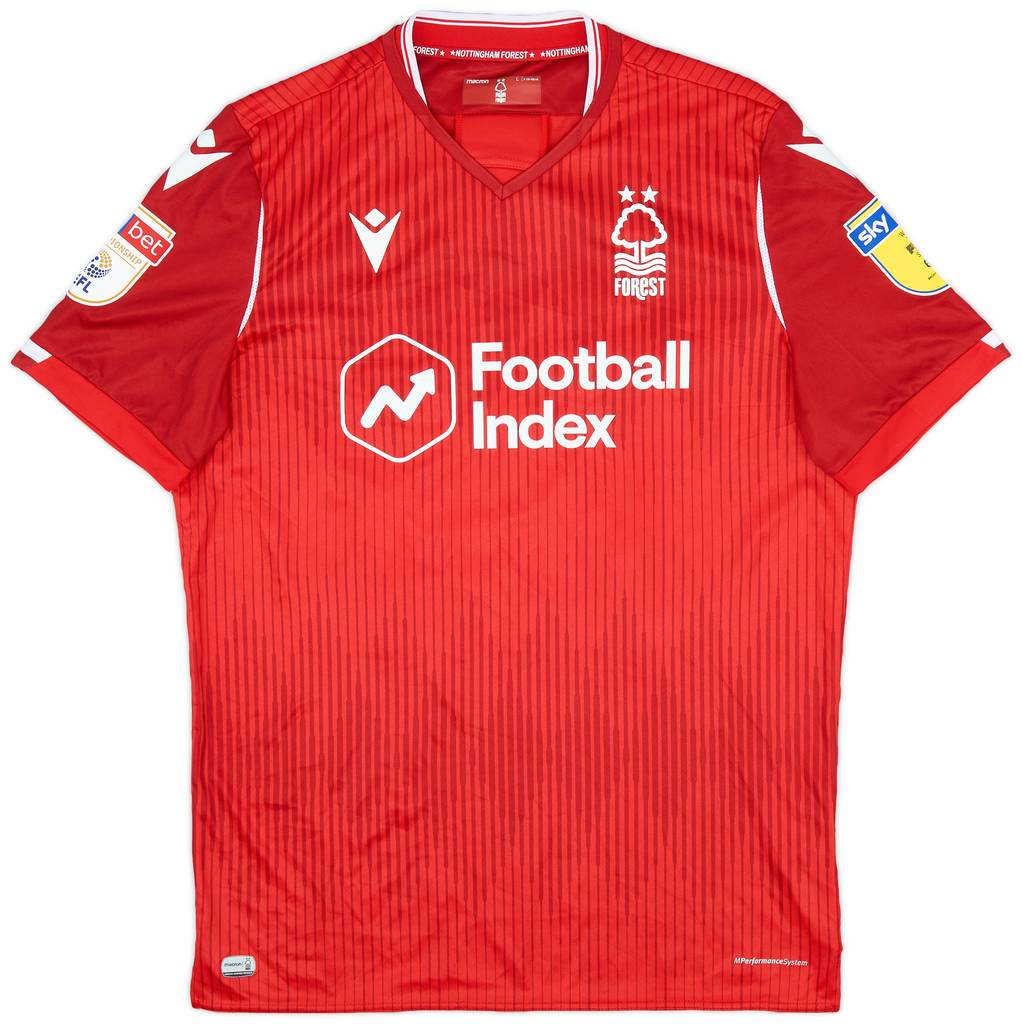 2019-20 Nottingham Forest Match Issue Home Shirt Dawson #20