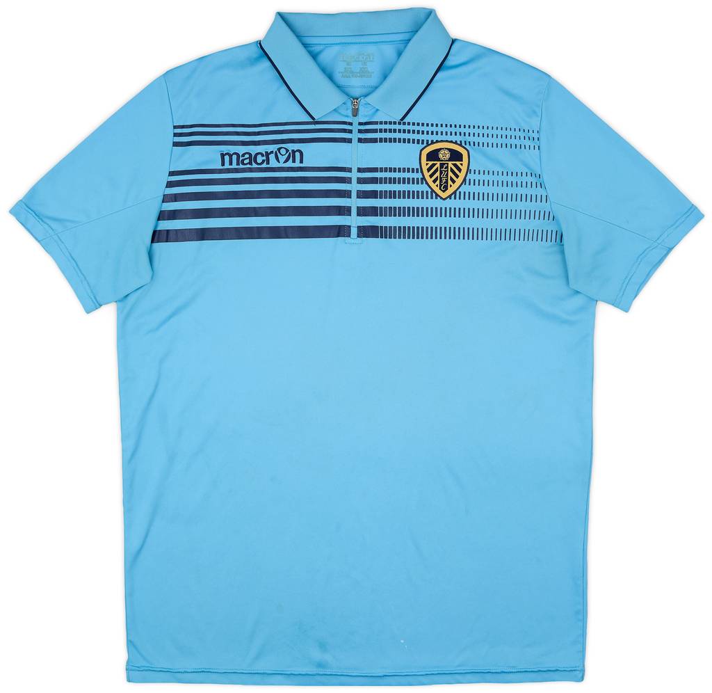 2013-14 Leeds Macron 1/4 Zip Polo Shirt - 6/10 - (XXL)