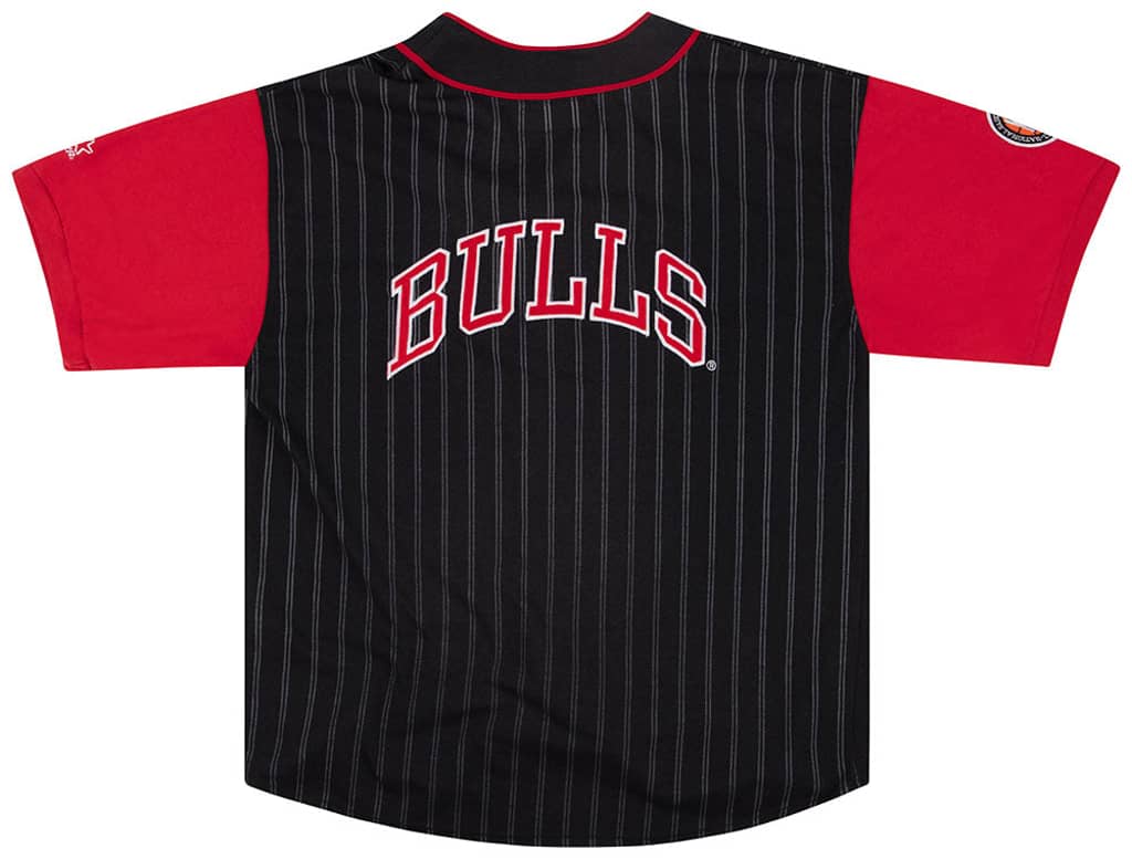 1990s Chicago Bulls Starter Baseball Jersey XL