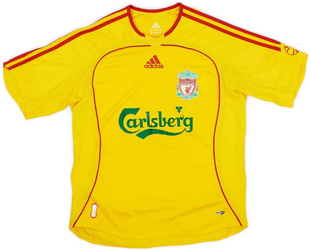 2006-07 Liverpool Away Shirt - 7/10 - (L.Boys)