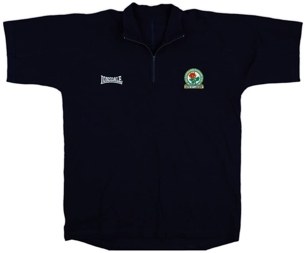 2004-05 Blackburn Lonsdale 1/4 Zip Polo Shirt - 8/10 - (XL)