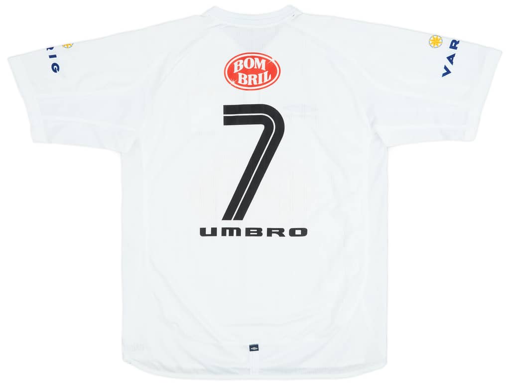 2002 Santos 'Champions' Home Shirt #7 - 9/10 - (L)