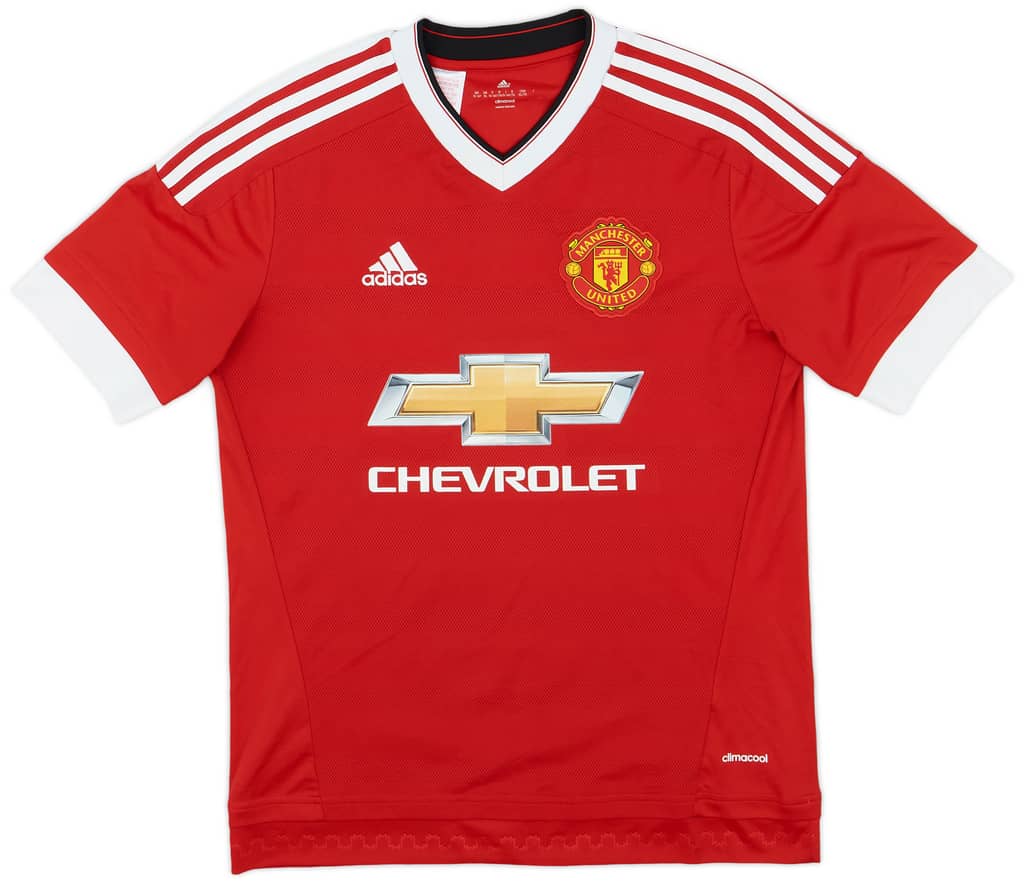 2015-16 Manchester United Home Shirt - 8/10 - (XL.Boys)