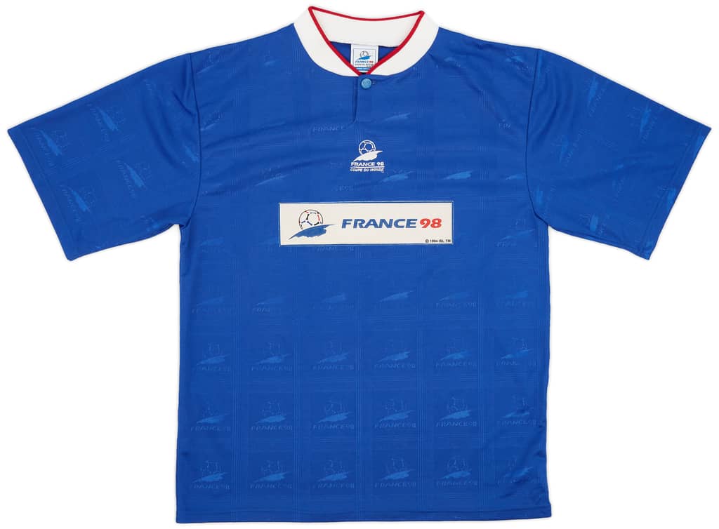1998 France 98 'Coupe du Monde' Training Shirt - 7/10 - (L)