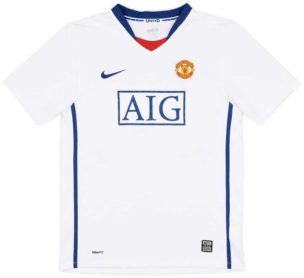 2008-10 Manchester United Away Shirt - 8/10 - (XL.Boys)