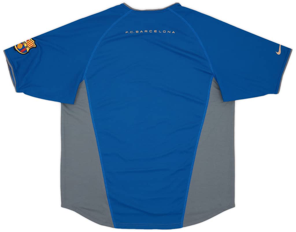 2001-02 Barcelona Nike Training Shirt - 8/10 - (L)