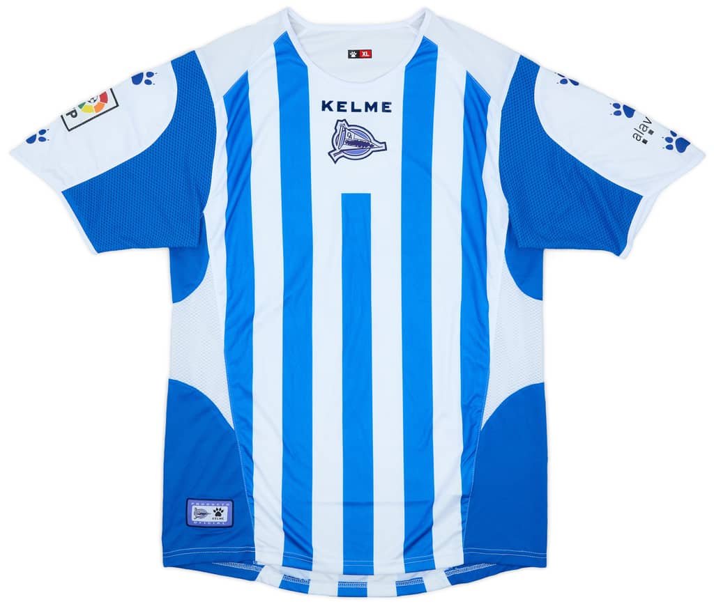 2006-07 Alaves Home Shirt - 9/10 - (XL)