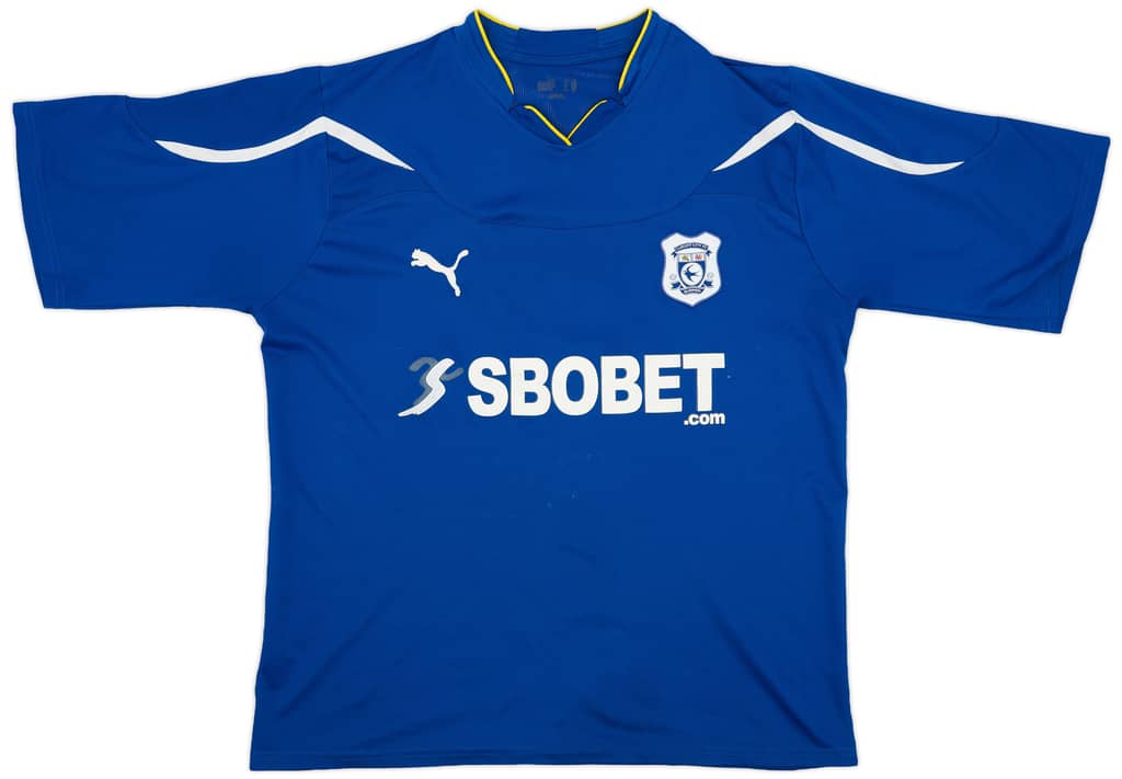 2010-11 Cardiff Home Shirt - 5/10 - (XL)