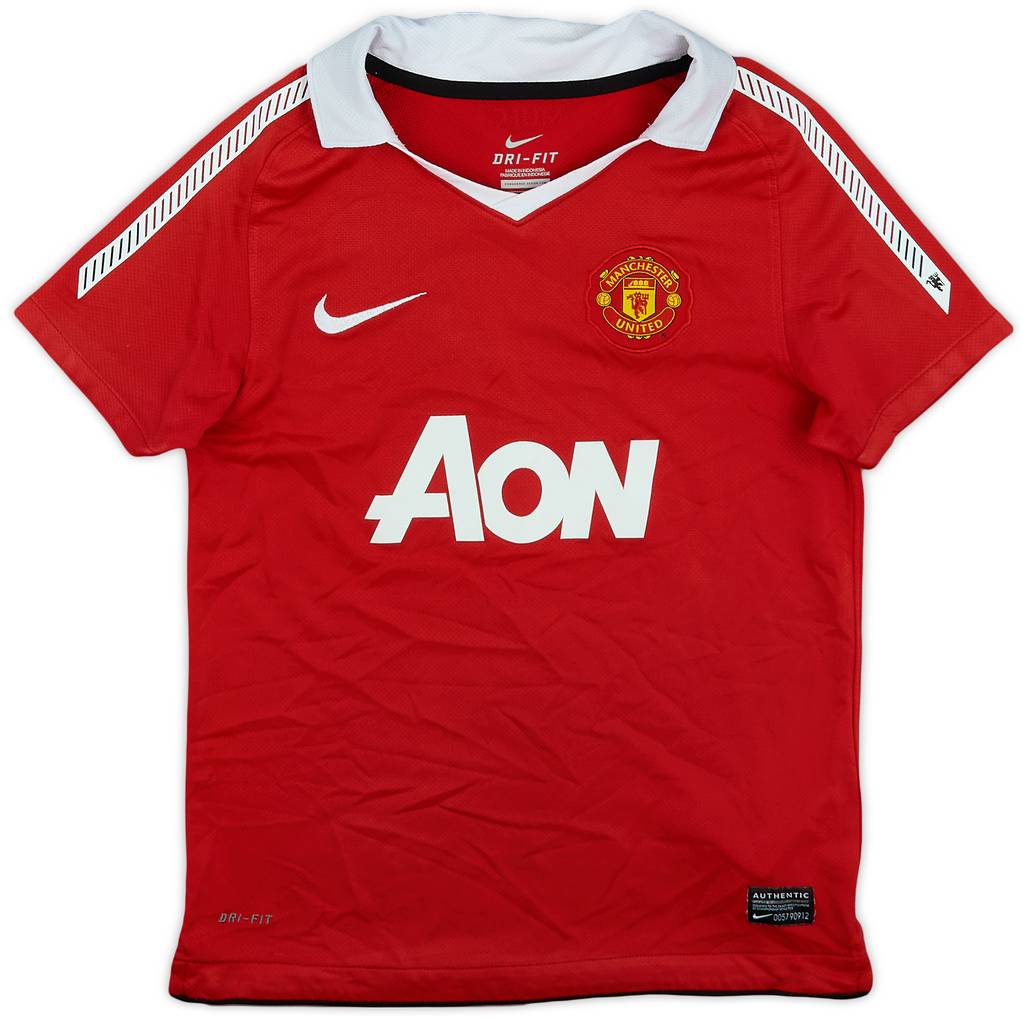 2010-11 Manchester United Home Shirt - 7/10 - (S.Boys)