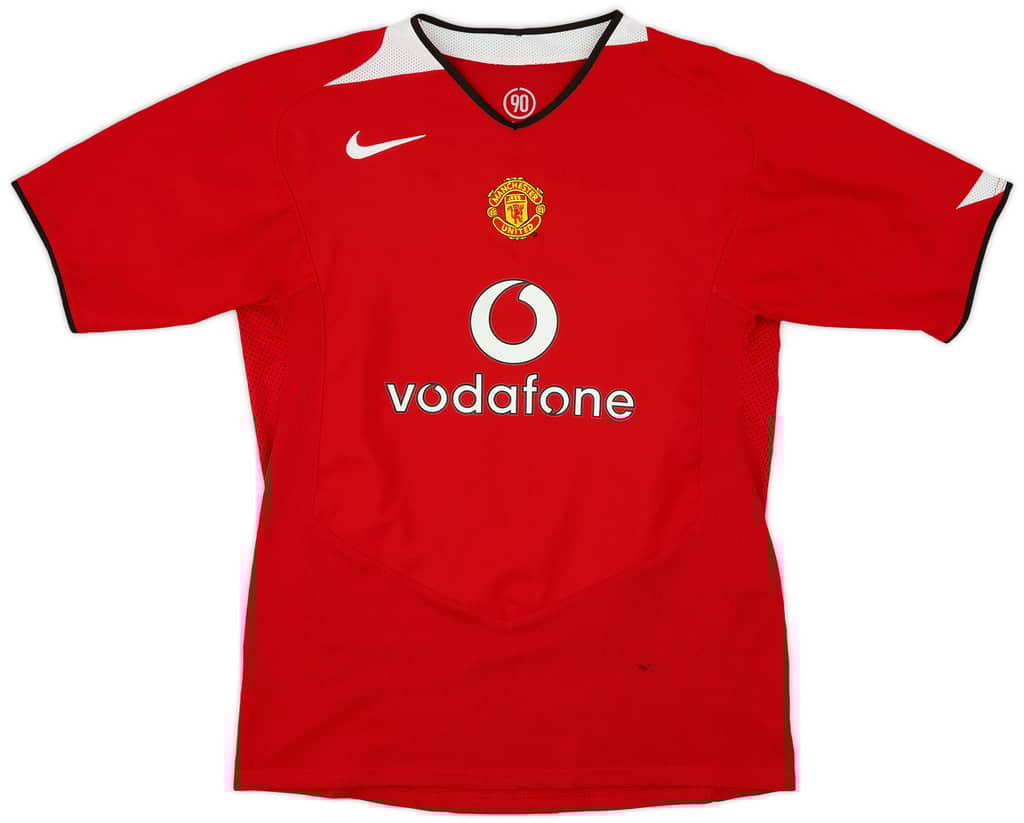 2004-06 Manchester United Home Shirt - 6/10 - (XL.Boys)