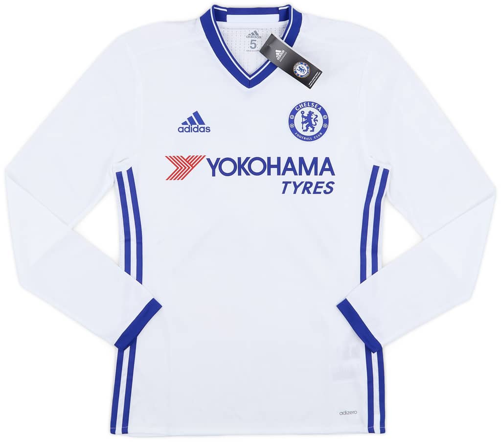 2016-17 Chelsea Player Issue Third L/S Shirt Willian #22 (S/M)