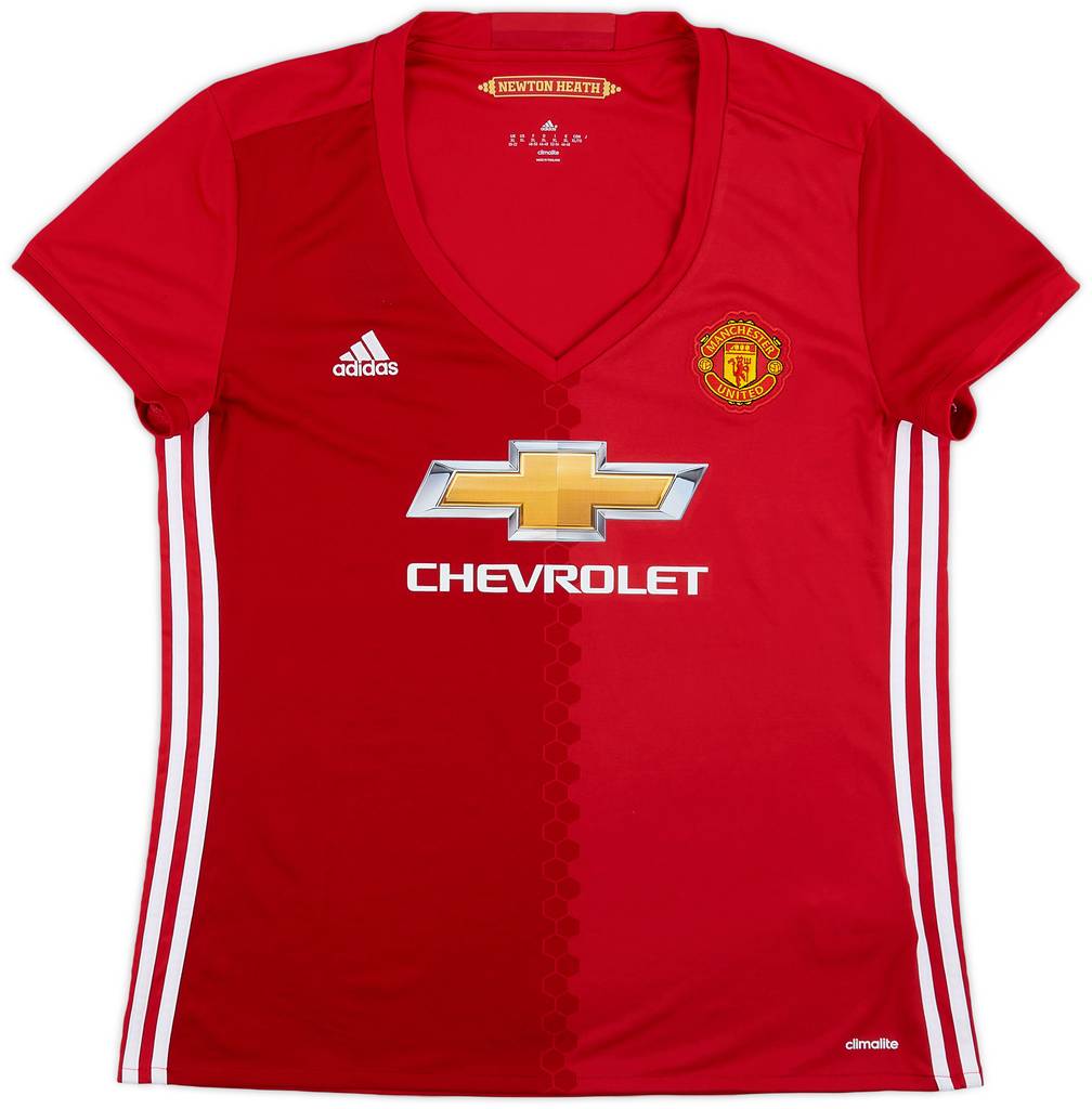 2016-17 Manchester United Home Shirt - 8/10 - (Women's XL)