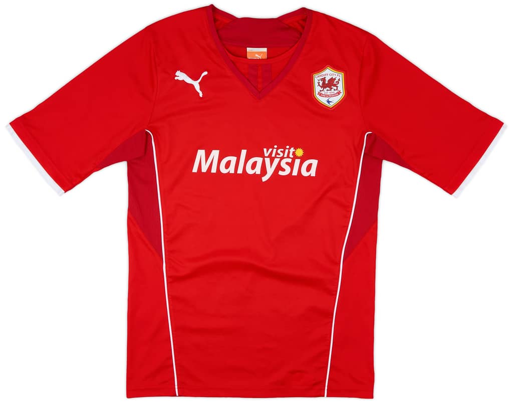 2013-14 Cardiff Home Shirt - 6/10 - (S)