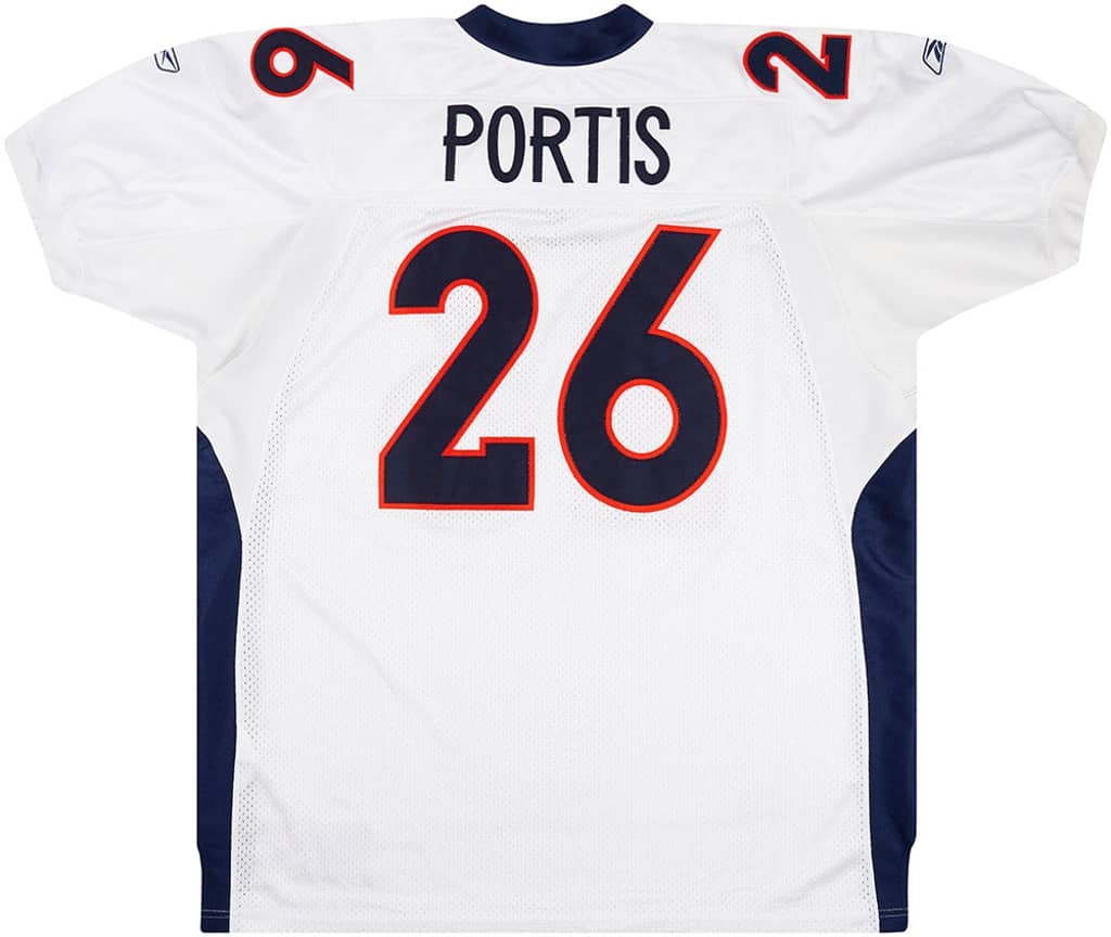 2002-03 Denver Broncos Portis #26 Authentic Reebok On Field Jersey (Away) 3XL