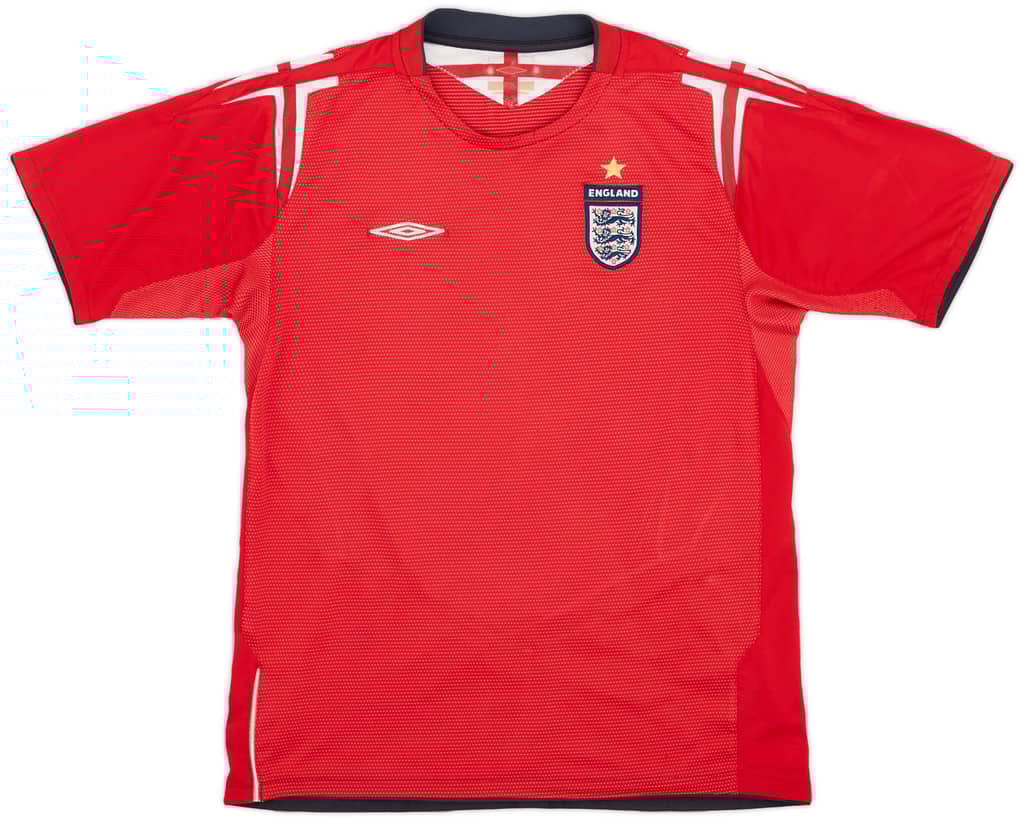 2004-06 England Away Shirt - 8/10 - (XL.Boys)