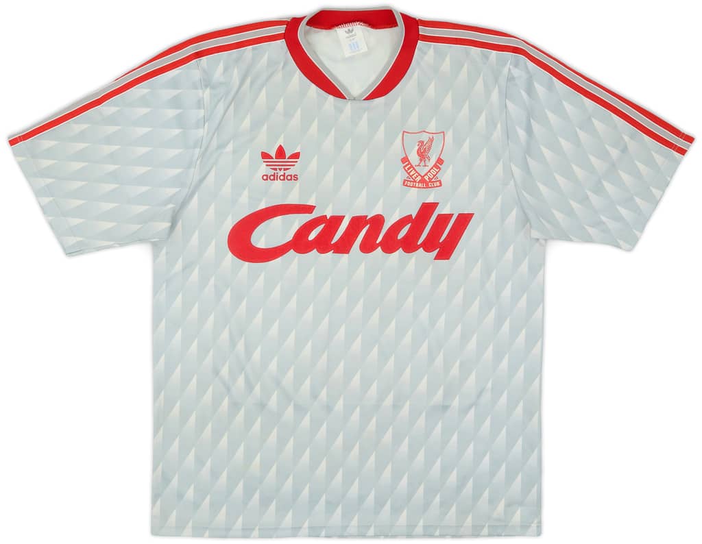 1989-91 Liverpool Away Shirt - 6/10 - (M/L)