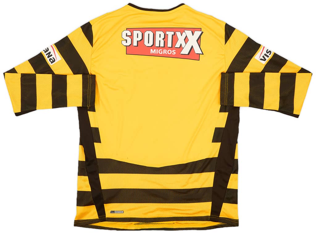 2009-10 Young Boys Player Issue Home L/S Shirt - 7/10 - (L)