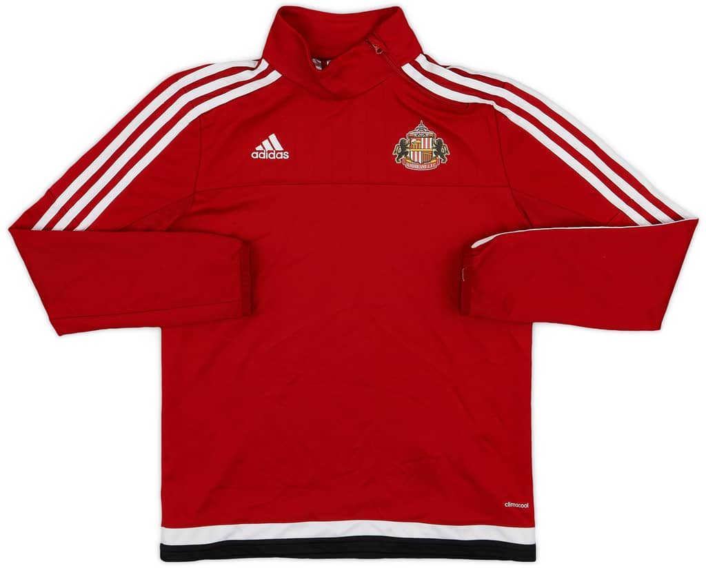 2015-16 Sunderland adidas 1/4 Zip Training Top - 9/10 - (M.Boys)