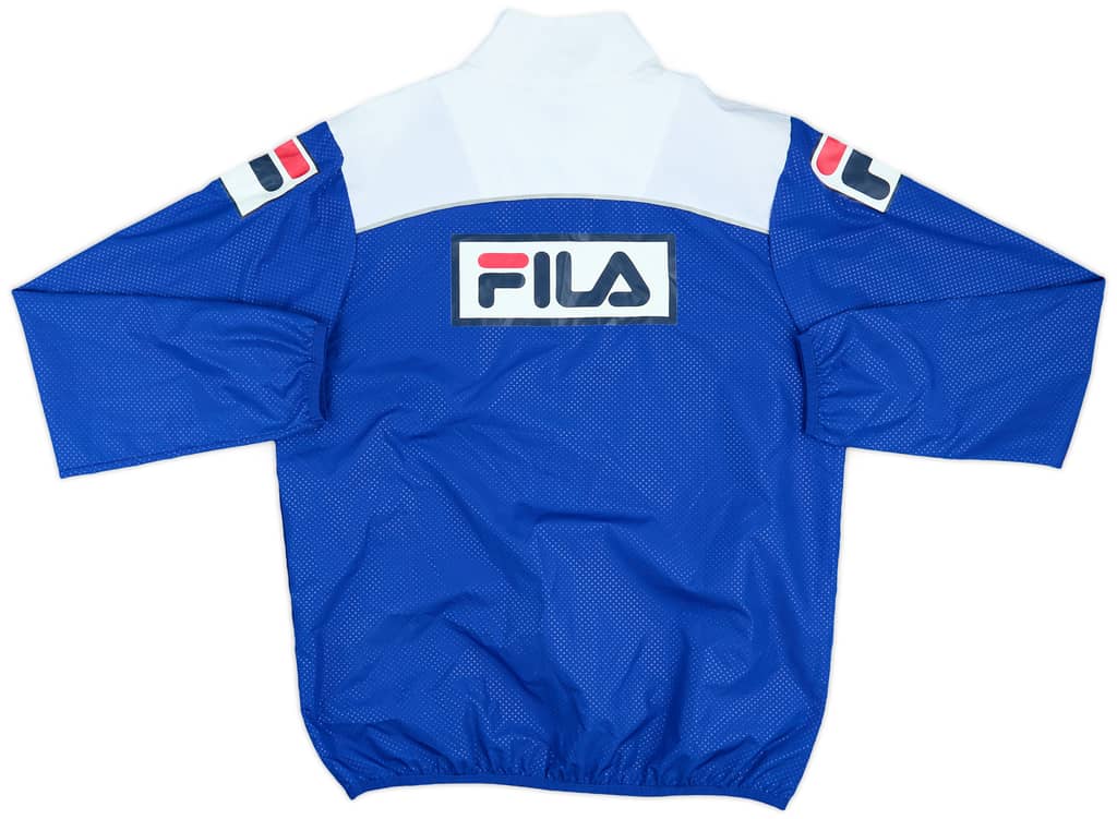 2014-15 Luton Town Fila 1/4 Zip Drill Top - 8/10 - (M)
