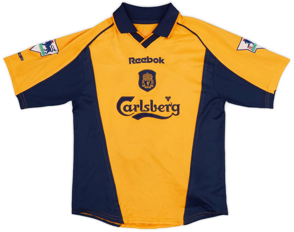 2000-02 Liverpool Away Shirt Barmby #20 - 7/10 - (L.Boys)