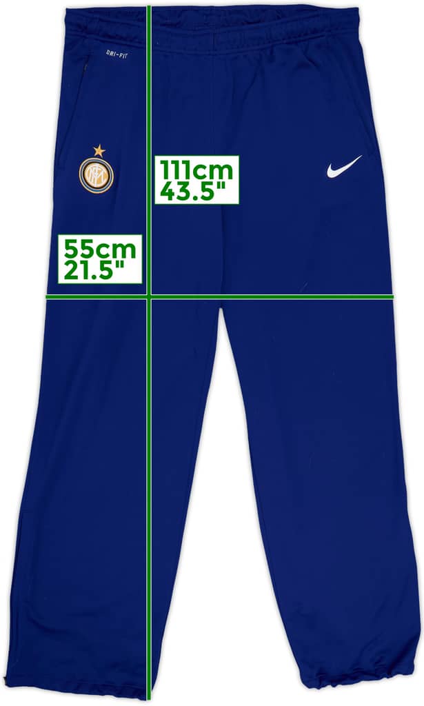 2012-13 Inter Milan Nike Track Pants/Bottoms - 8/10 - (L)