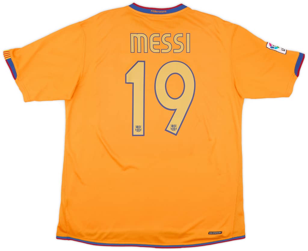 2006-08 Barcelona Away Shirt Messi #19 - 8/10 - (XL)