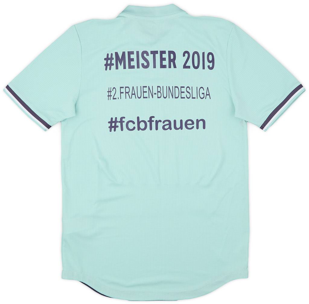 2018-19 Bayern Munich Player Issue 'Meister 2019' Away Shirt - 9/10 - (Women's S/M)